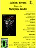 Presentazione Nymphae Noctes di Vittoria Scola il 18 al centro “De Luca”